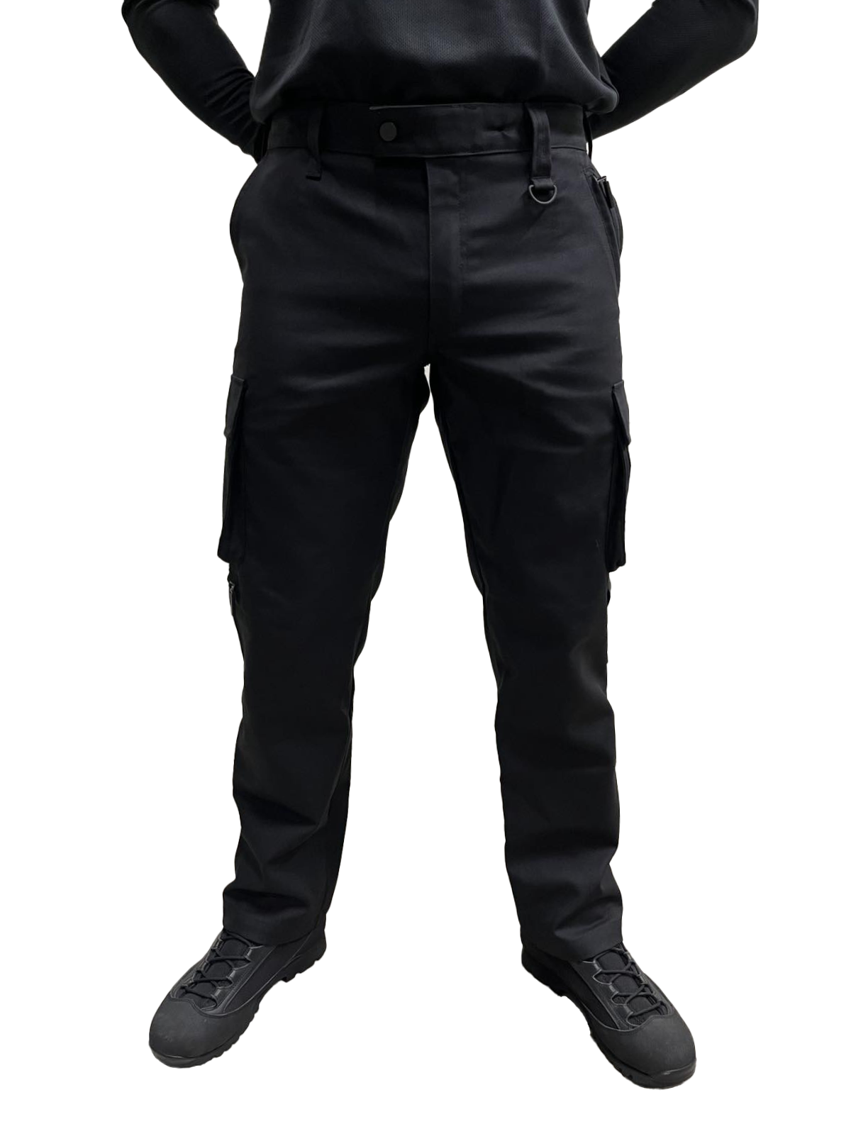 Dutch Law Enforcement Officer Trousers Black - Outdoors